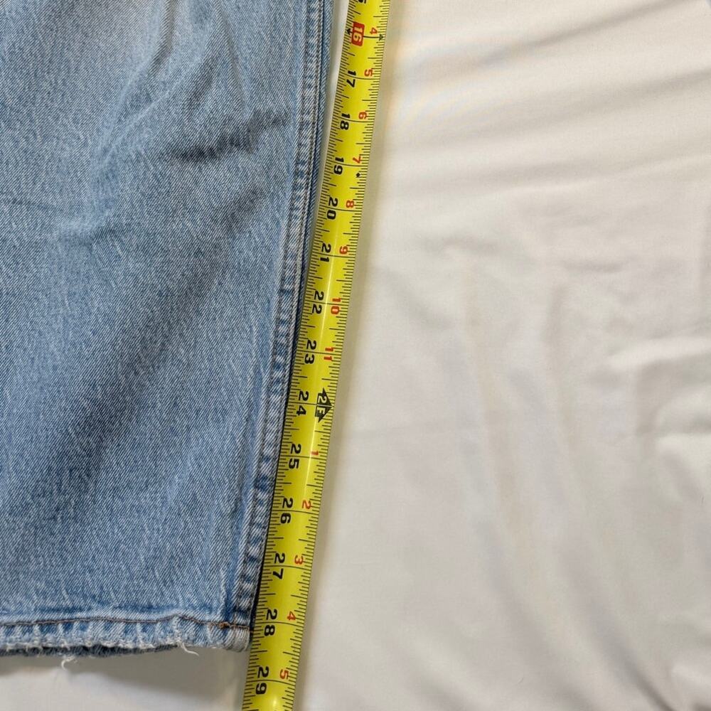 Abercrombie & Fitch The Dad High Rise Jeans Womens 26 Distressed Button Fly - Picture 11 of 13